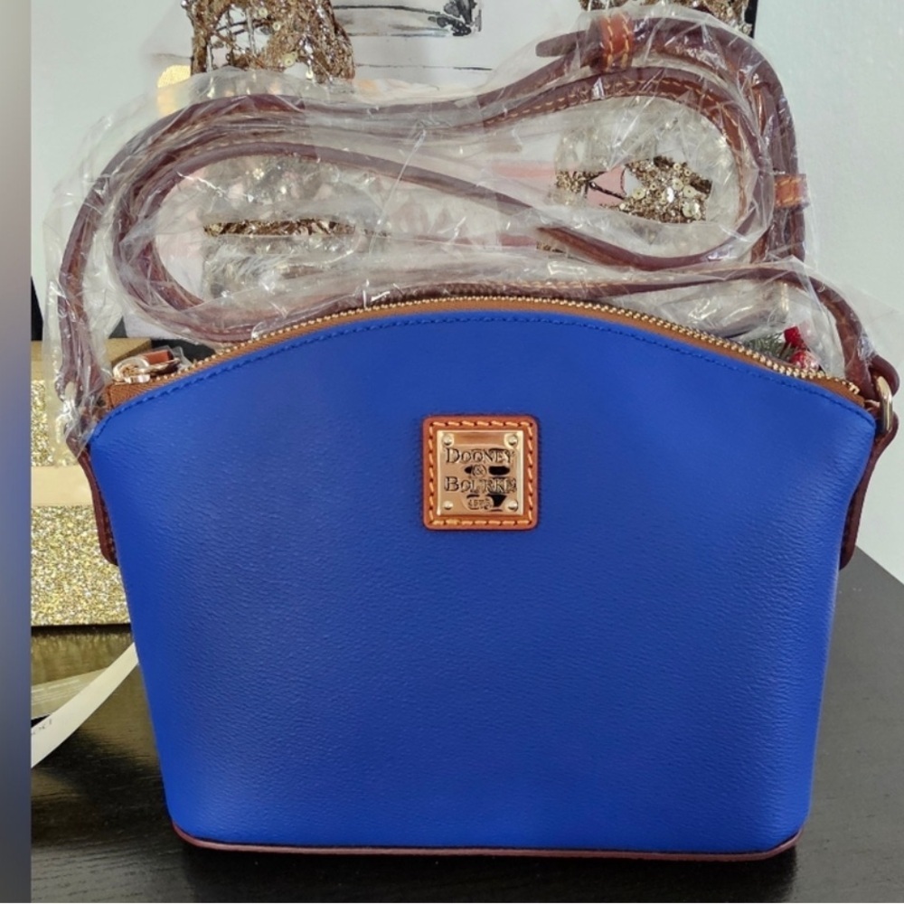 Dooney & Bourke Kirby Robin Crossbody Bag In French Blue- NWT